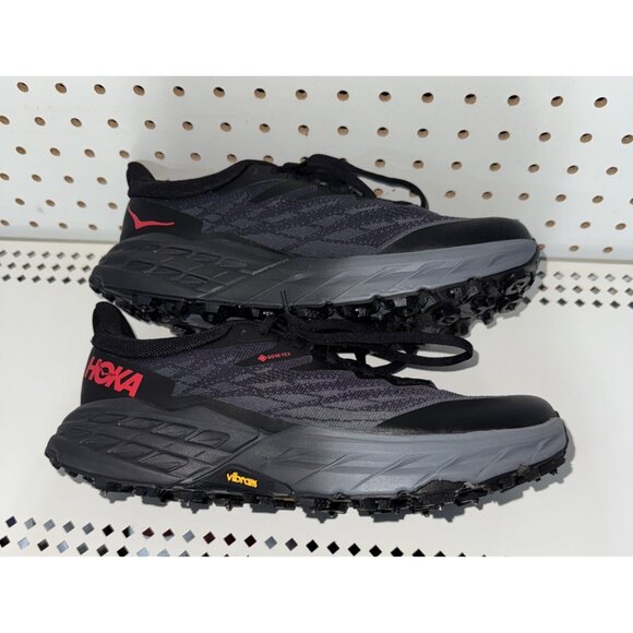 Hoka One One Speedgoat 5 GTX Spike Womens Athletic WP Running Shoes Size 7.5 - Picture 5 of 9
